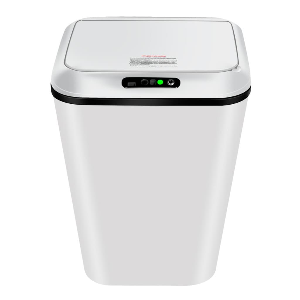 Lixeira Inteligente 16 Litros com Sensor Automático Recarregável