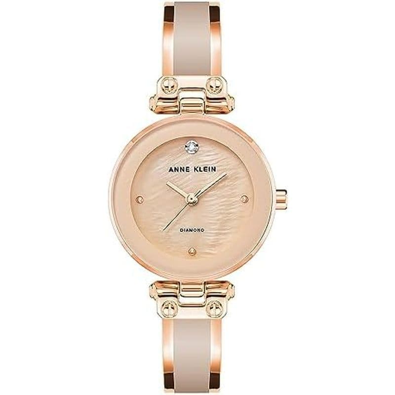 Pulseira Genuína Com Mostrador De Relógio Feminino Klein Diamond Anne