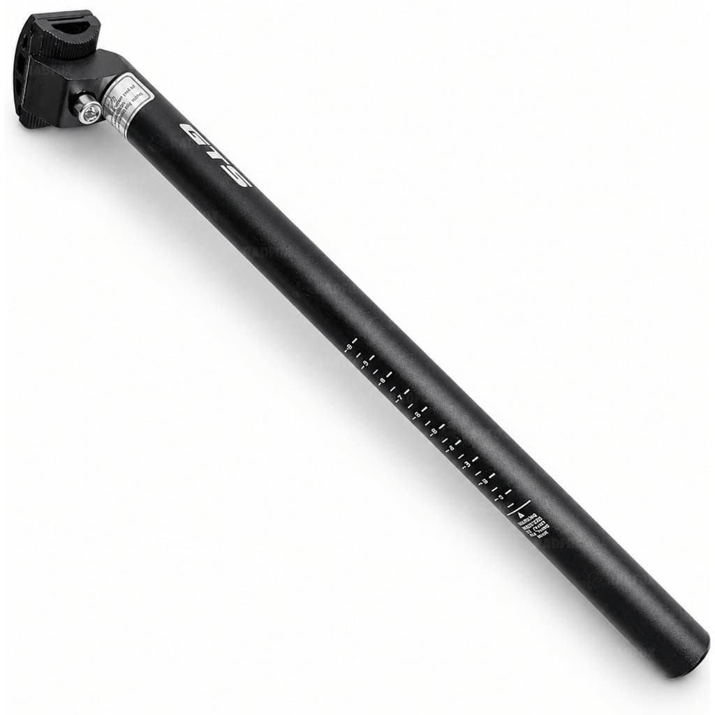 Canote de Selim 27.2 400mm Com Carrinho de Alumínio Preto