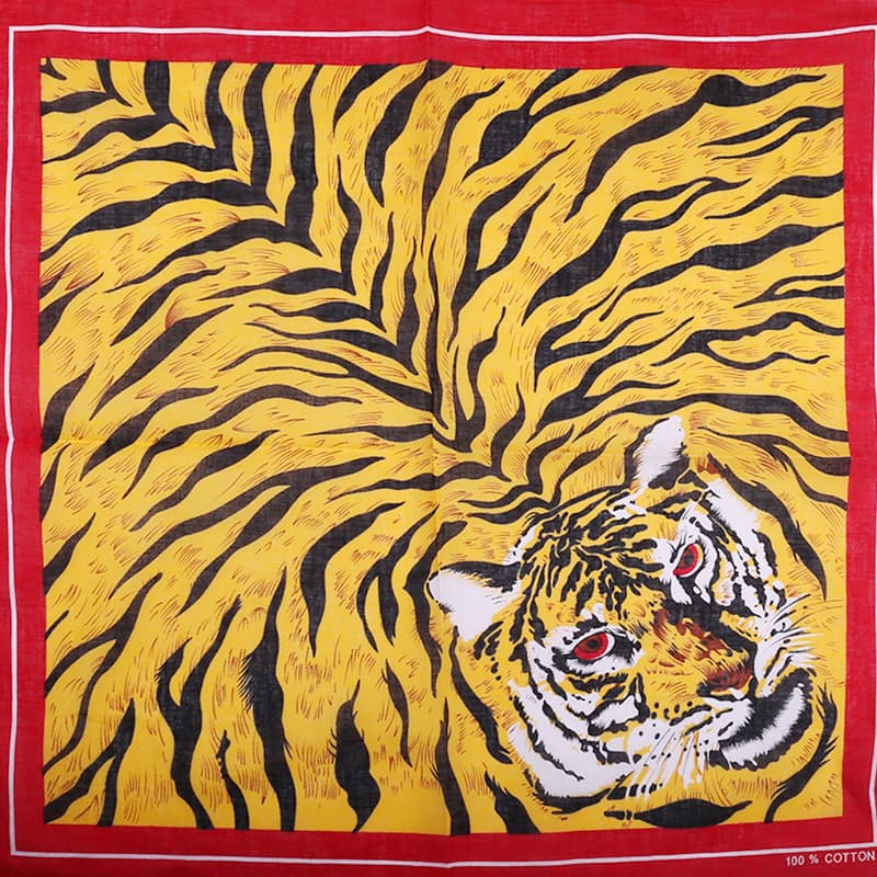 Um tigre hip-hop lenço hip-hop lenço masculino feminino hiphop hip-hop esportes quadrado na moda hop Ray mascarado S