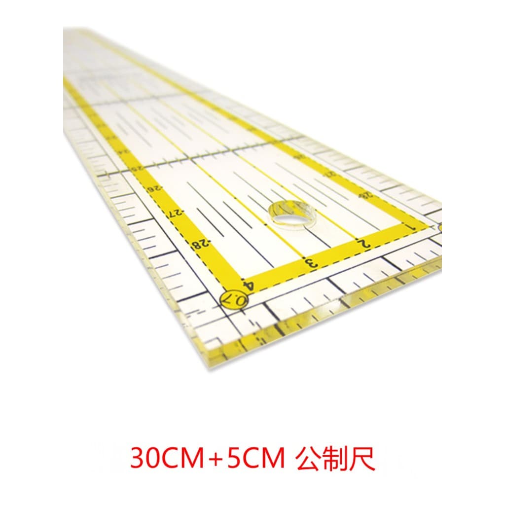 Keling KPR3005 Multifuncional Patchwork Régua Costura Régua 3MM Régua de Costura Acrílica DIY Régua Artesanal