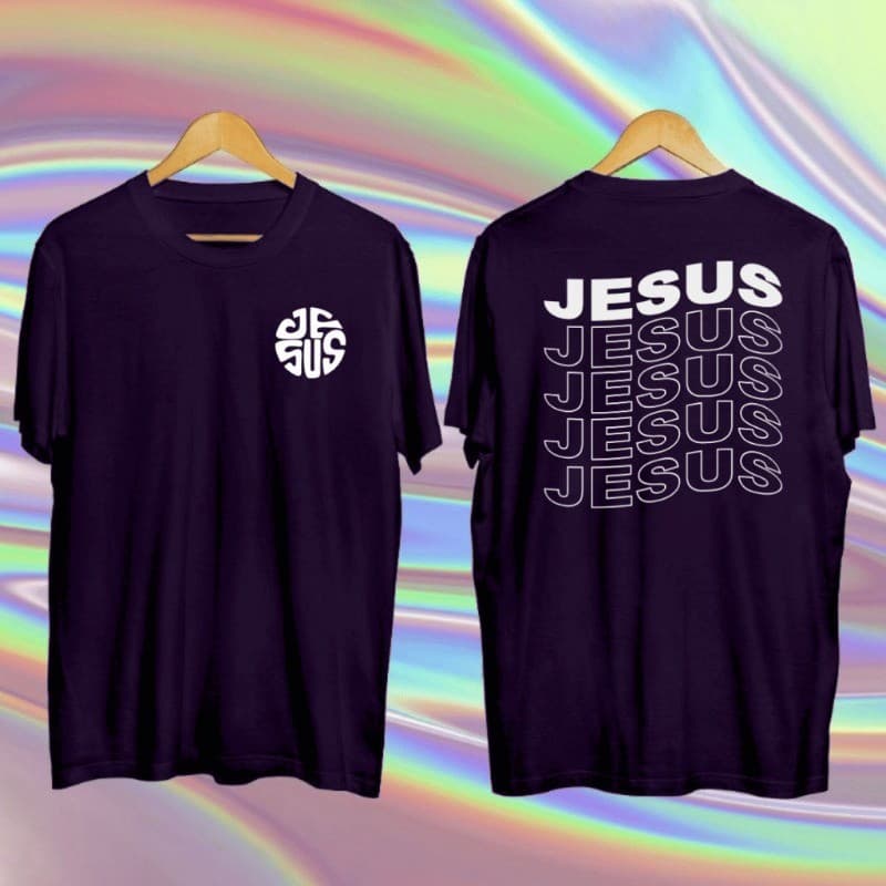 Camiseta Over Feminina Masculina Unissex Jesus Streetwear Cristã