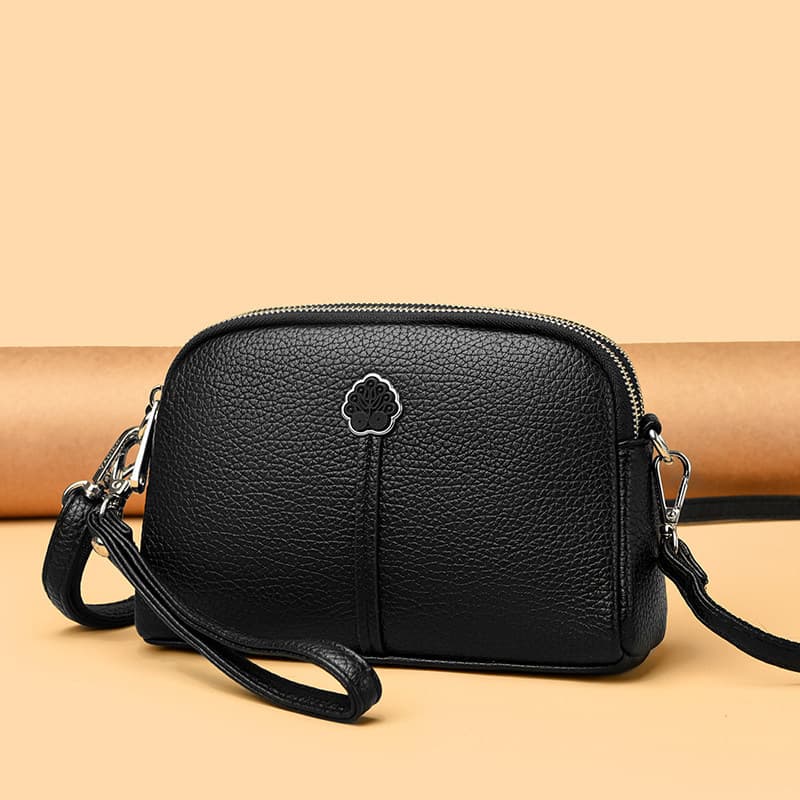 Bolsa de embreagem de couro genuíno genuíno bolsa feminina 2026 primavera novo estilo bolsa de ombro de couro mensageiro