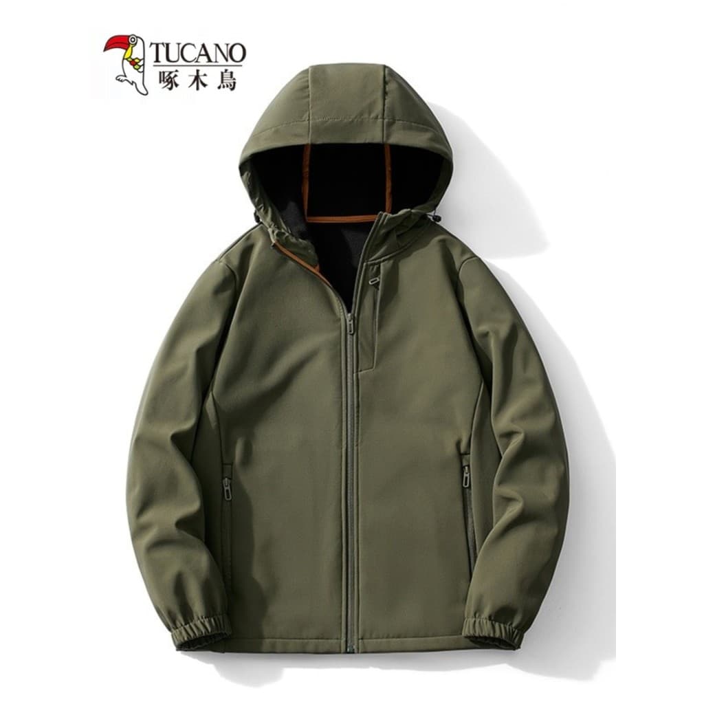 Woodpecker jaqueta masculina de camada única primavera outono novo estilo à prova de vento à prova dwindproof água ao ar