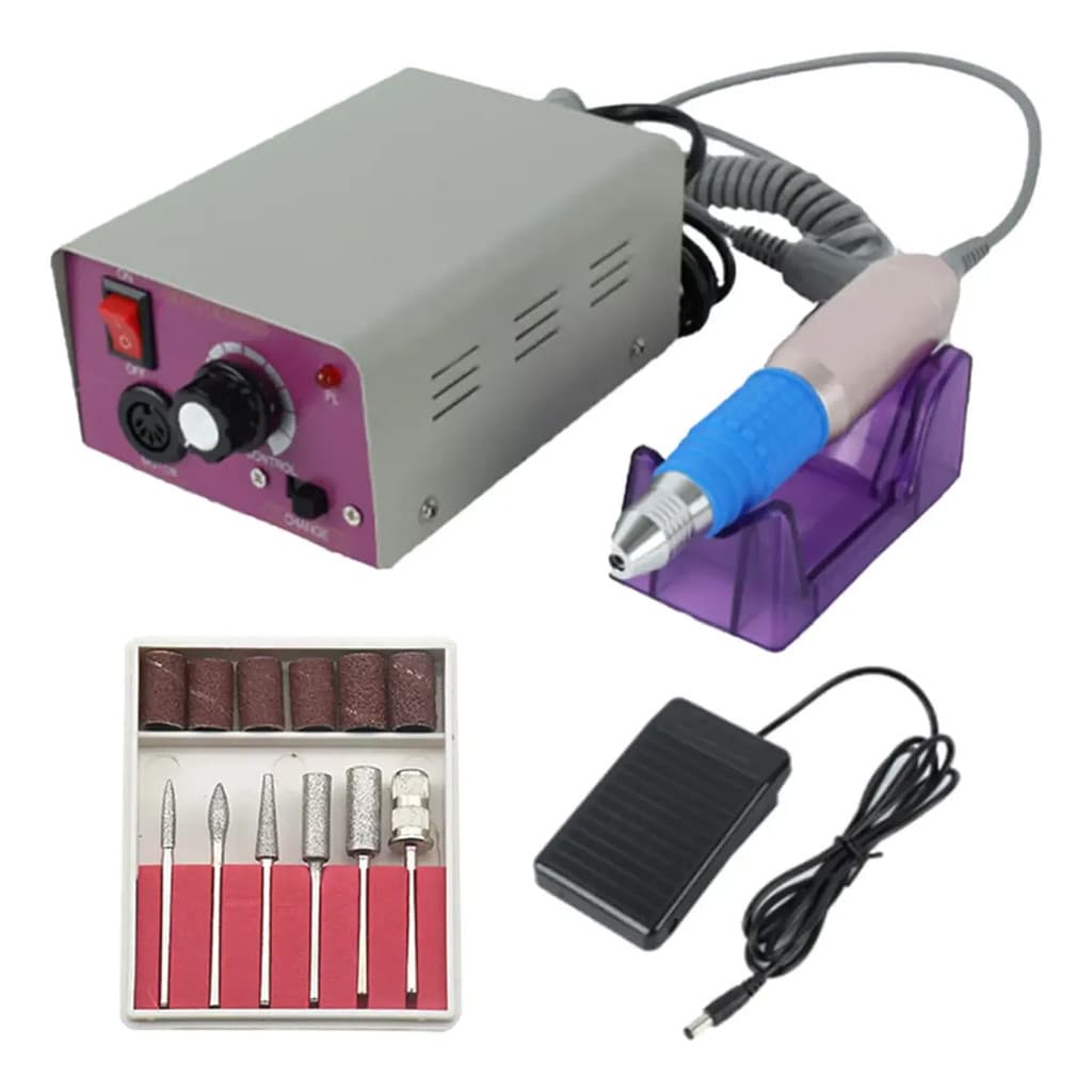 Lixa Unha Eletrica Motor Lixadeira Profissional Cuticula Manicure Nail Design Salao De Beleza