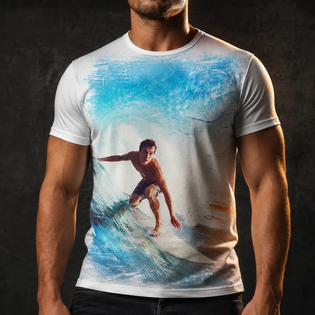 Camisa Camiseta Surf Surfista Praia Ondas Prancha Sol 1a