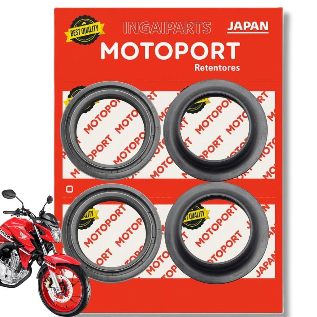 Kit Retentores da Bengala + Guarda Cb 250f Twister / Cb 300r / Cbx 250 Twister