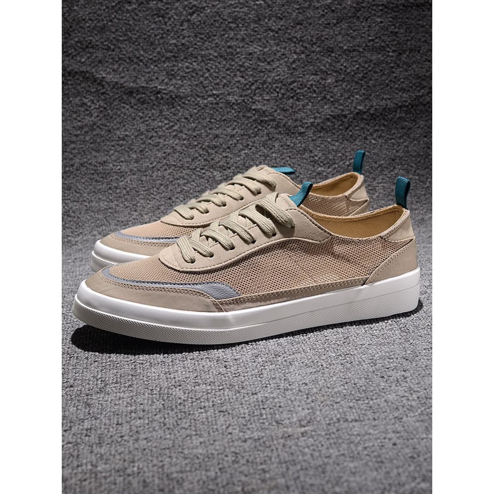 Sapatos de lona de malha masculinos 2024 verão novo estilo respirável leve tênis casuais juventude sapatos de rede All-M