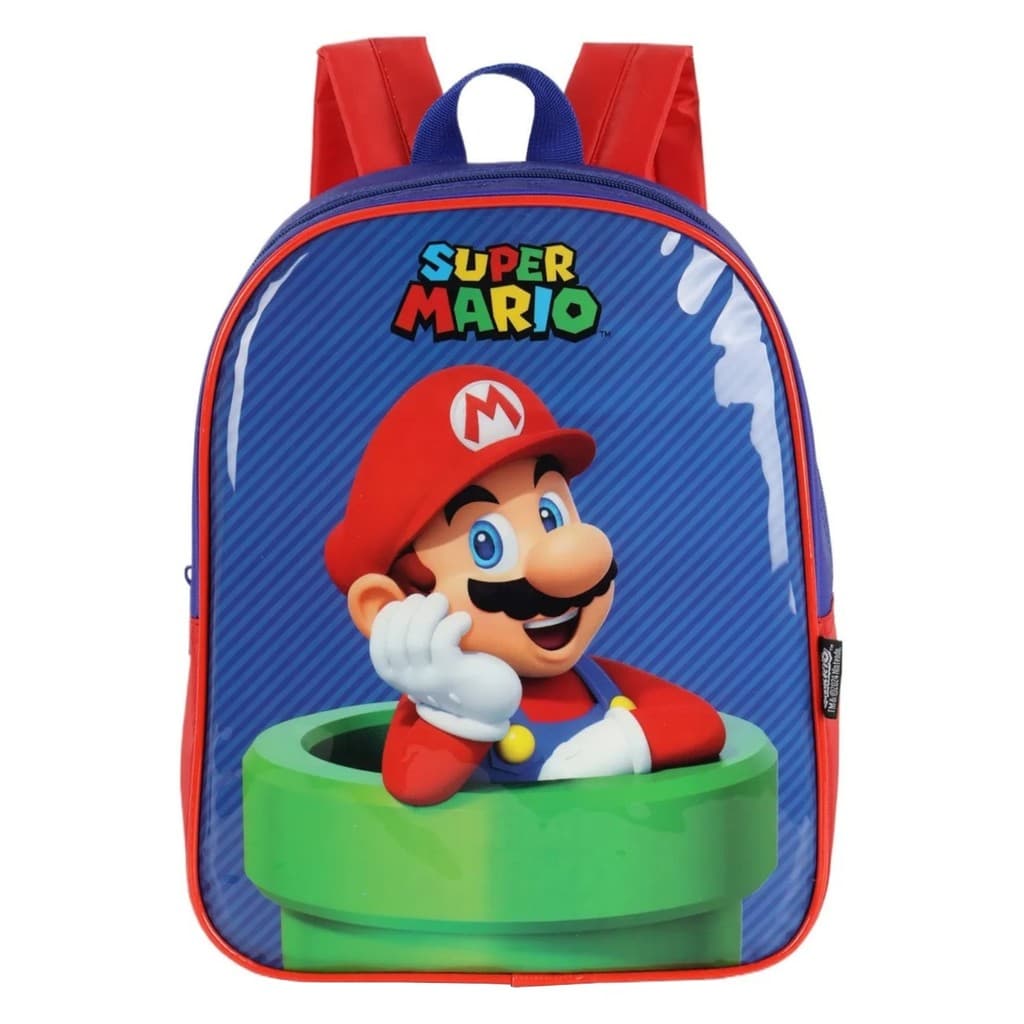 Mochila de Costas Escolar Infantil M Luxcel IS40857 Super Mario (leia a descrição abaixo)
