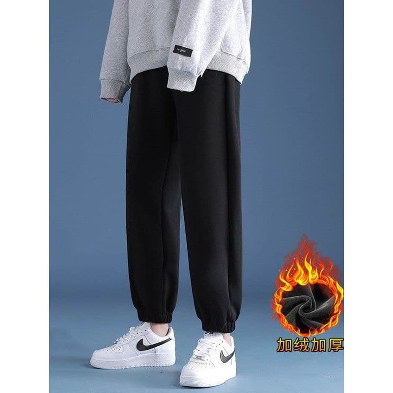 W inverno velo-calças de lã dos homens primavera outono Leggings calças masculinas casuais Sweatpants 2025 novo estilo s