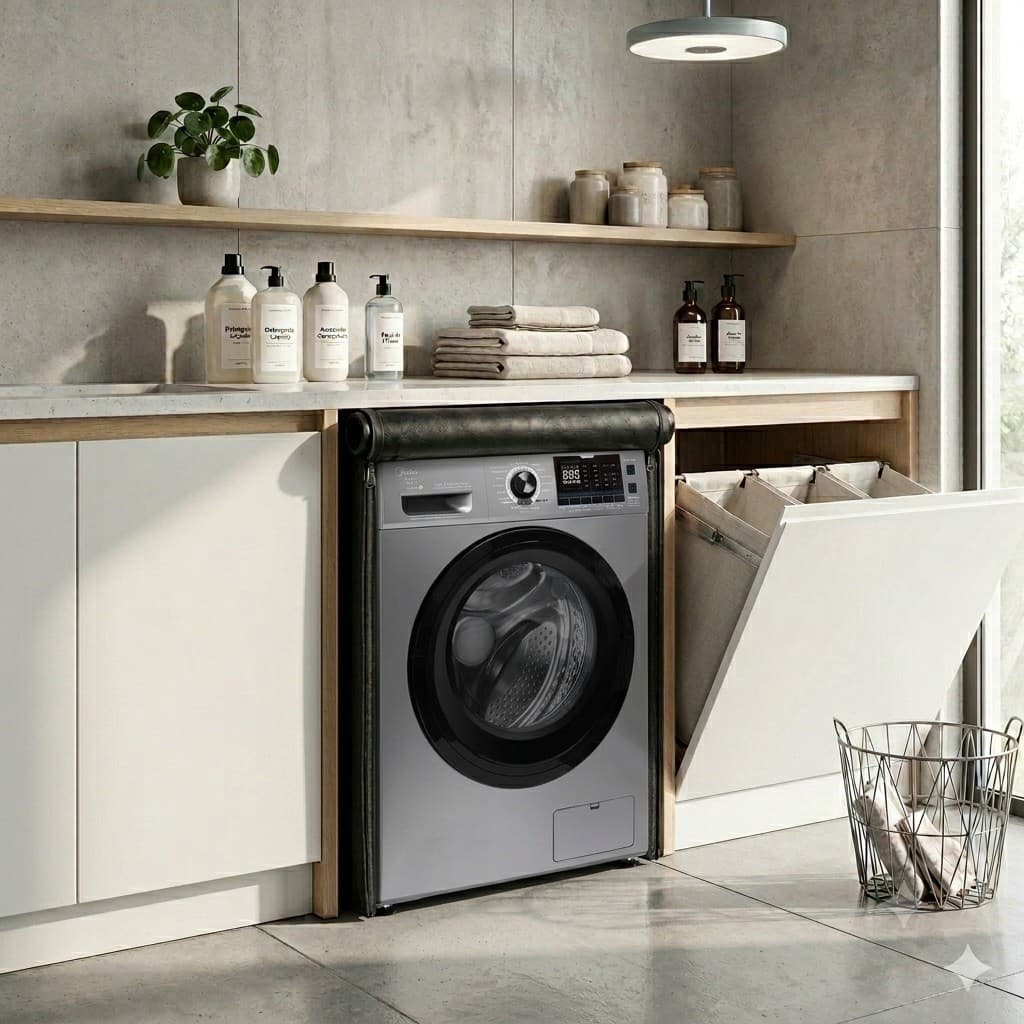 Capa Lava E Seca Midea Storm 11kg Abertura Com Ziper Forrada
