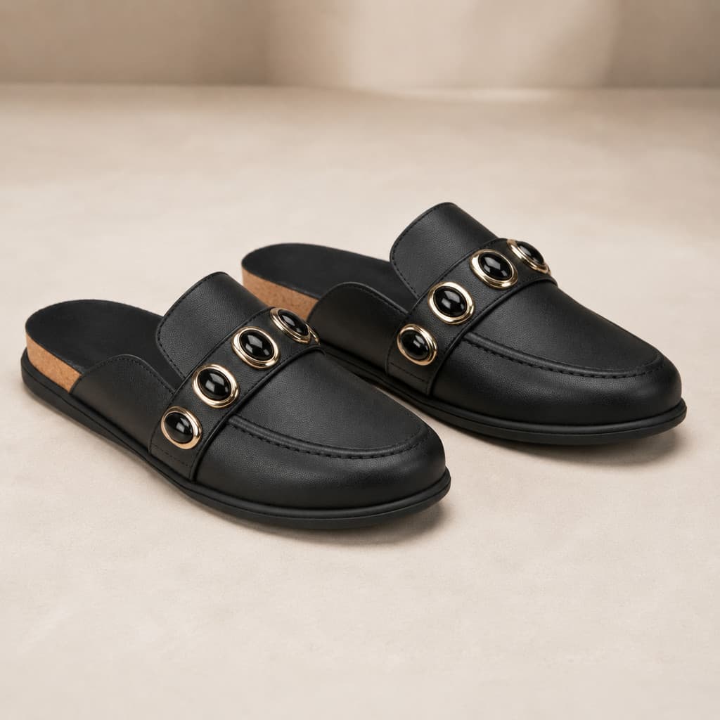 Mule Moleca Feminino Original Confortável Casual Elegante