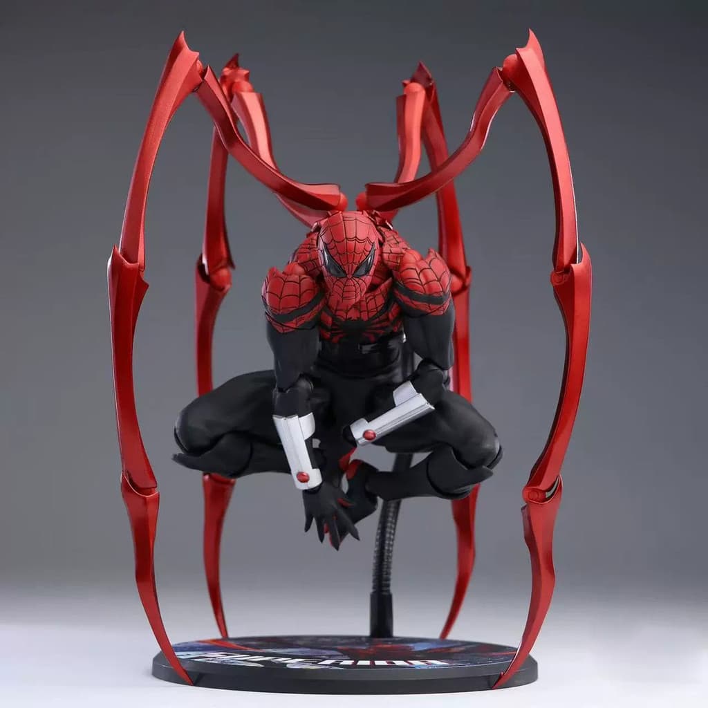 Vizinho Capítulo Parker Homem-Aranha Traje de Veneno Preto Conjunto Universo Paralelo Modelo Prático
