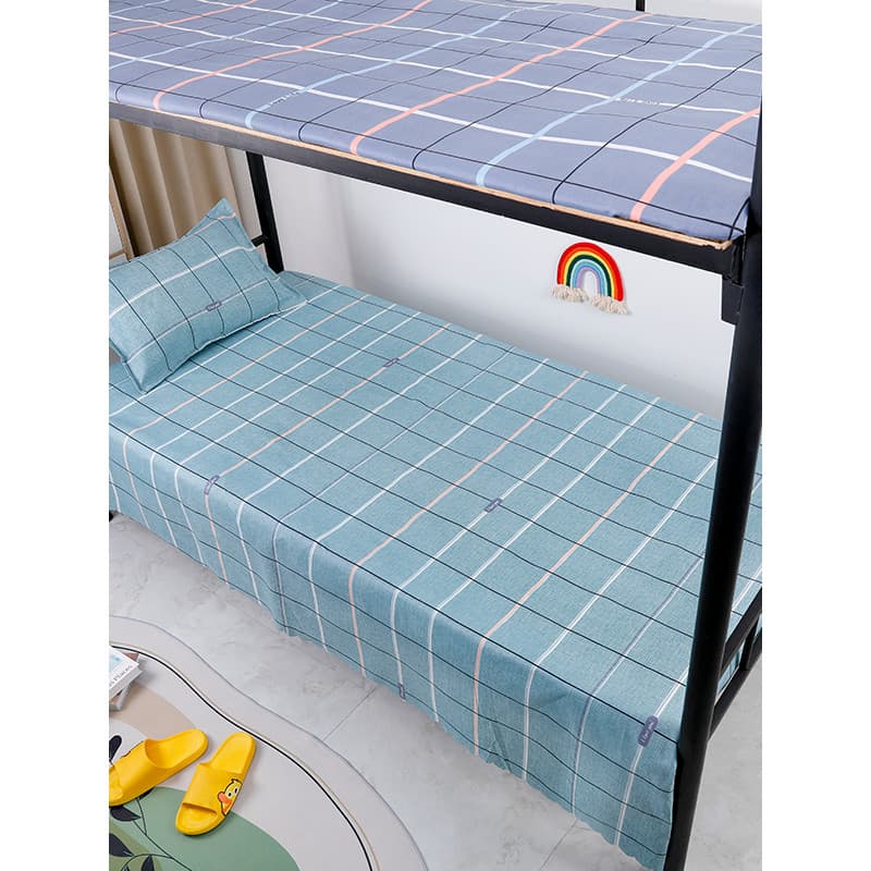 Dormitório estudantil Lençol de solteiro de peça única 1.2 Dormitório Cama com estrutura de ferro Quatro estações Alugue