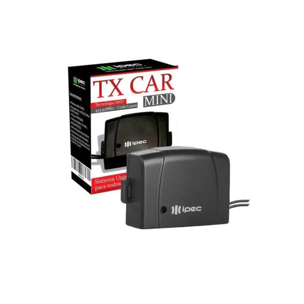 Controle para Portão Eletrônico Farol Alto Carro Moto Tx Car 433 Mhz 12v Ipec
