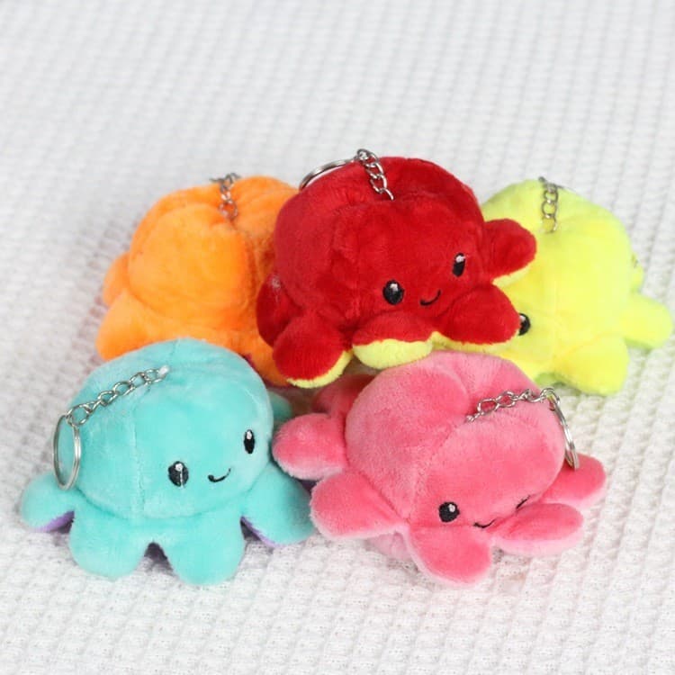 Kit 6/12/24 Influenciador bonito Flip pequeno polvo pingente atacado boneca de pelúcia saco ornamentos chaveiro Ragdoll