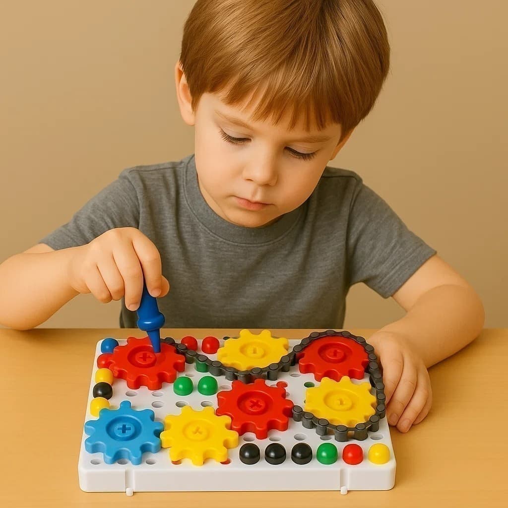 Kit Ferramentas Infantil Engrenagem Montagem Educativo Brinquedo Criativo