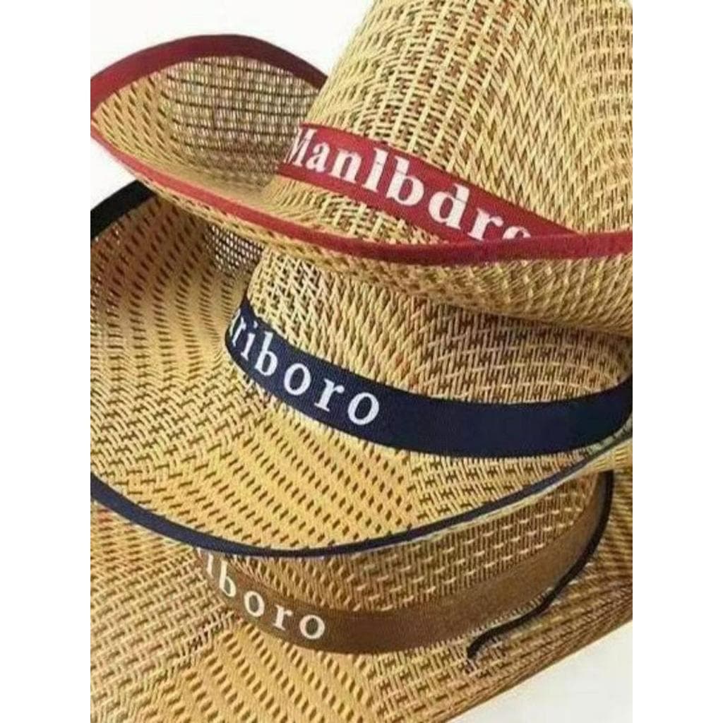 Novo chapéu masculino ao ar livre guarda-sol verão grande borda chapéu de palha chapéu de sol Cowboy protetor solar prai