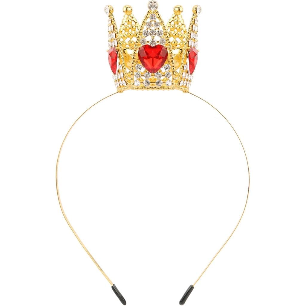 Tiara Coroa Rainha de Copas para Mulheres Adultas - Acessório de Cabelo