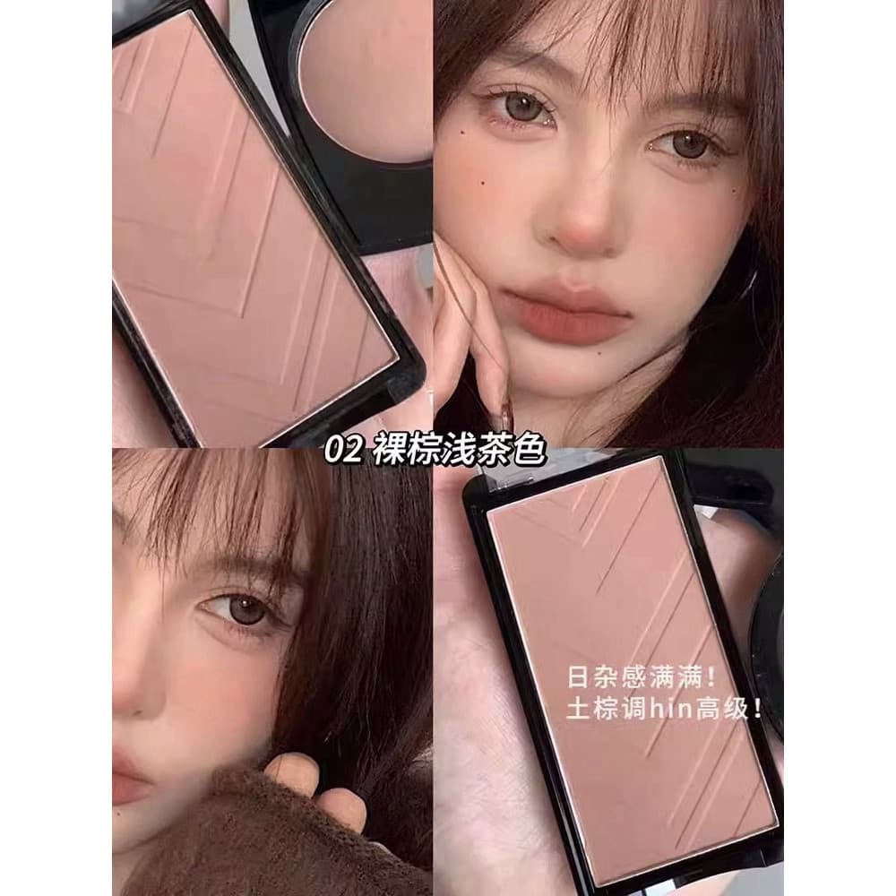 Los Angeles Air-Feel Monocromático Blush Menina Blush Roxo Sol Vermelho Reparação Sombra Feminina Encolher Expansão Cor