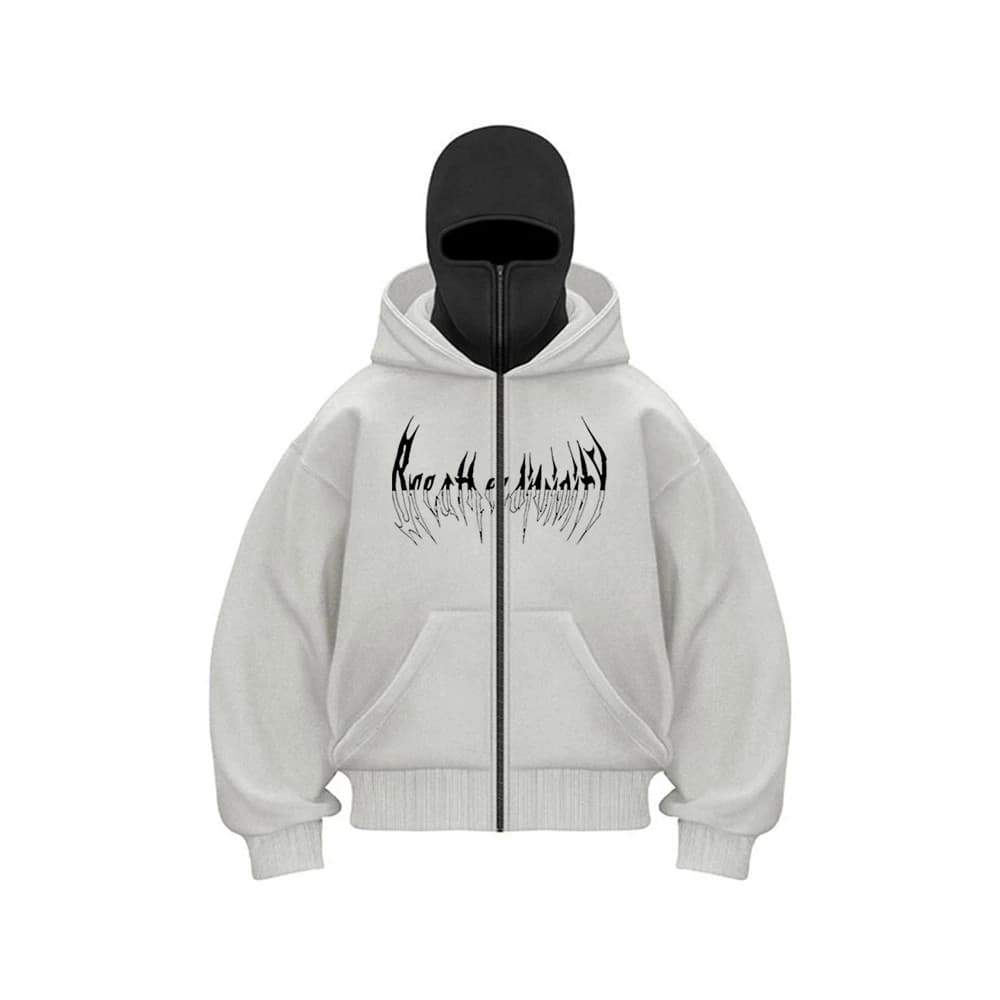 2025 Outono Inverno À Prova De Vento Novo Estilo Duplo Com Capuz Máscara Ninja Para Mulheres E Homens