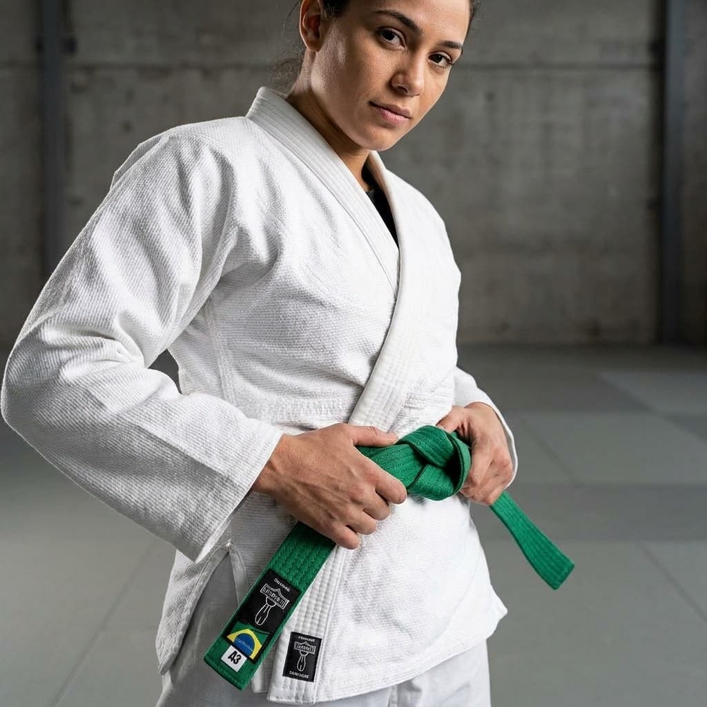 Faixa Jiu Jitsu Tradicional Profissional Sem Fita Algodão Profissional Alta Durabilidade Academia BJJ Artes Marciais