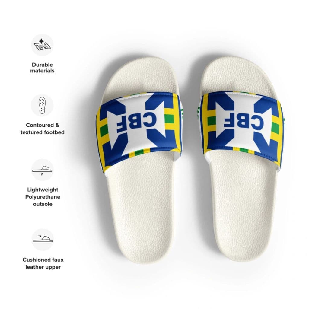Chinelo Slide Masculino Sele莽茫o Brasil Varias Estampas II