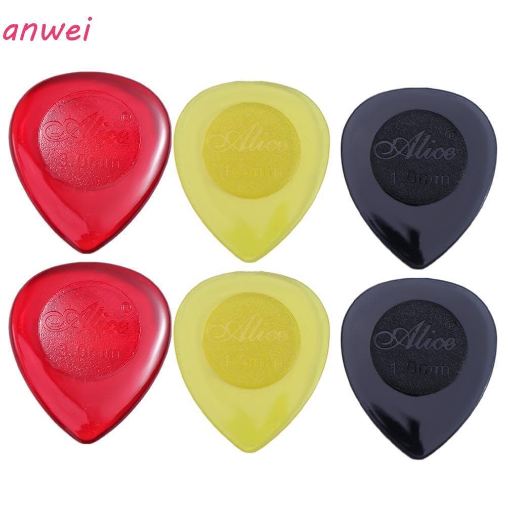 ANWEI 10 Peças De Palhetas Para Guitarra Acústica , De Celulóide , Palheta Em Formato De Gota ABS Mista
