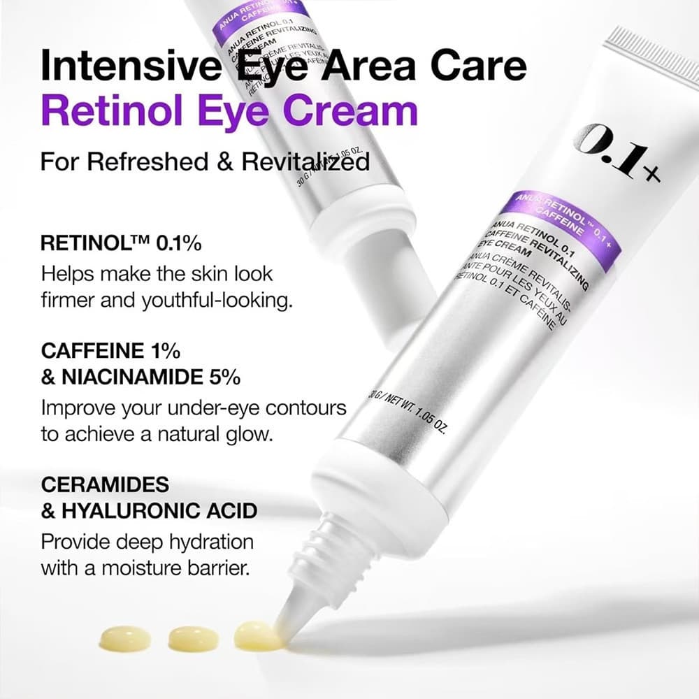 ANUAEye, hidratante, reduz olheiras, máscara para os olhos 30g T2OU
