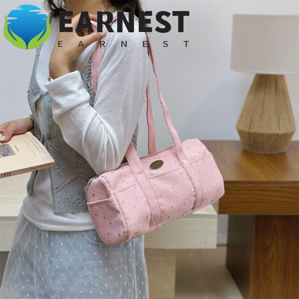 Bolsa De Travesseiro EARNEST Polka Dot Star , Boston Redonda Com Vários Bolsos De Grande Capacidade Versátil Zíper Nas A