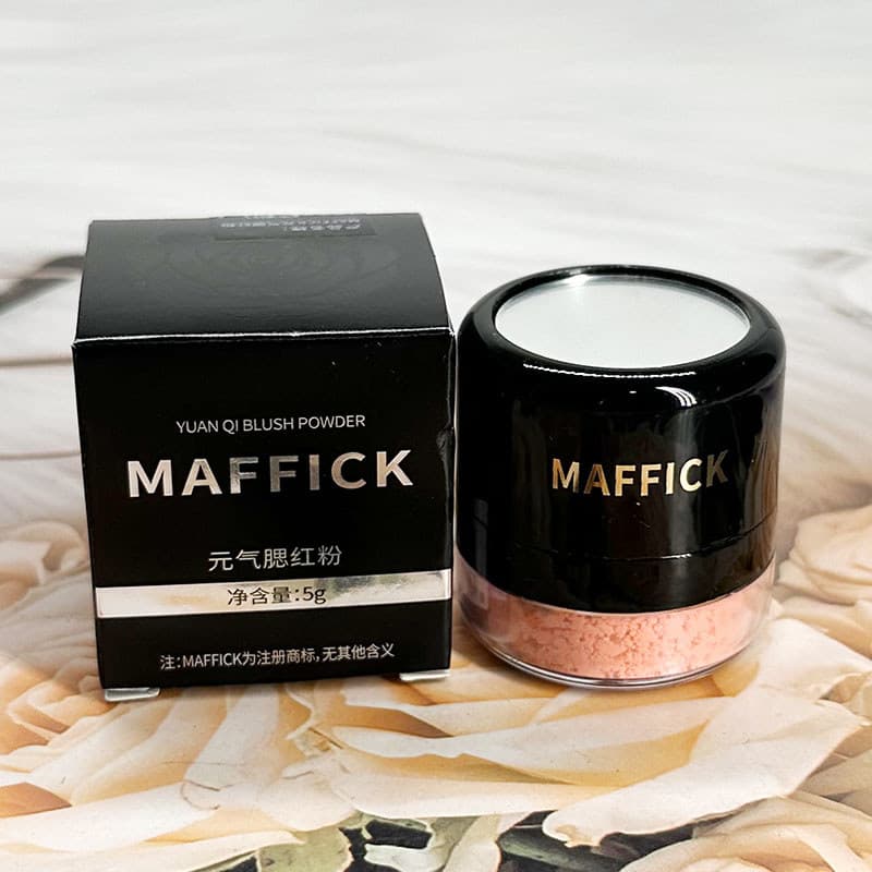 MAFFICK Vitality Blush Powder Skin-Friendly Soft Color Almofada Blush Contorno Mesmo Tom de Pele Rouge Pó Blush Pó Press