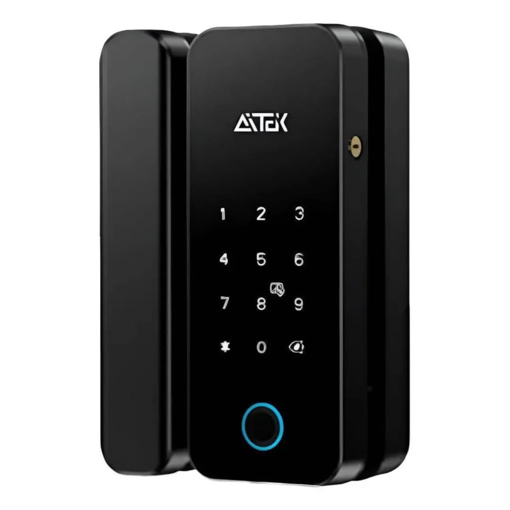 Fechadura Digital Biométrica Sigma FE20 AITEK Preto Porta...