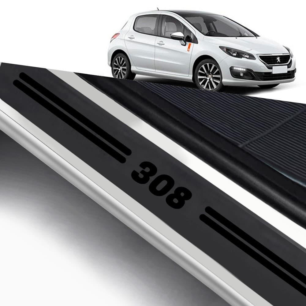 Soleira De Porta Peugeot 308 Modelo Universal Carro personalizado