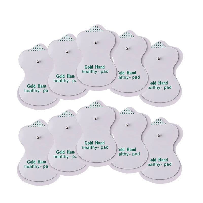 Eletrodo Adesivo Massagem Fisioterapia Tens Fes 10 kit Unidades silicone gel Autolante  universal