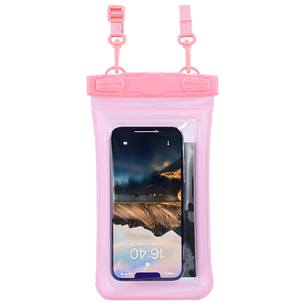 Bolsa à prova d'água para celular Tebile, com Airbag flutuante, pode conter banco de potência, gancho duplo, cordão ajus