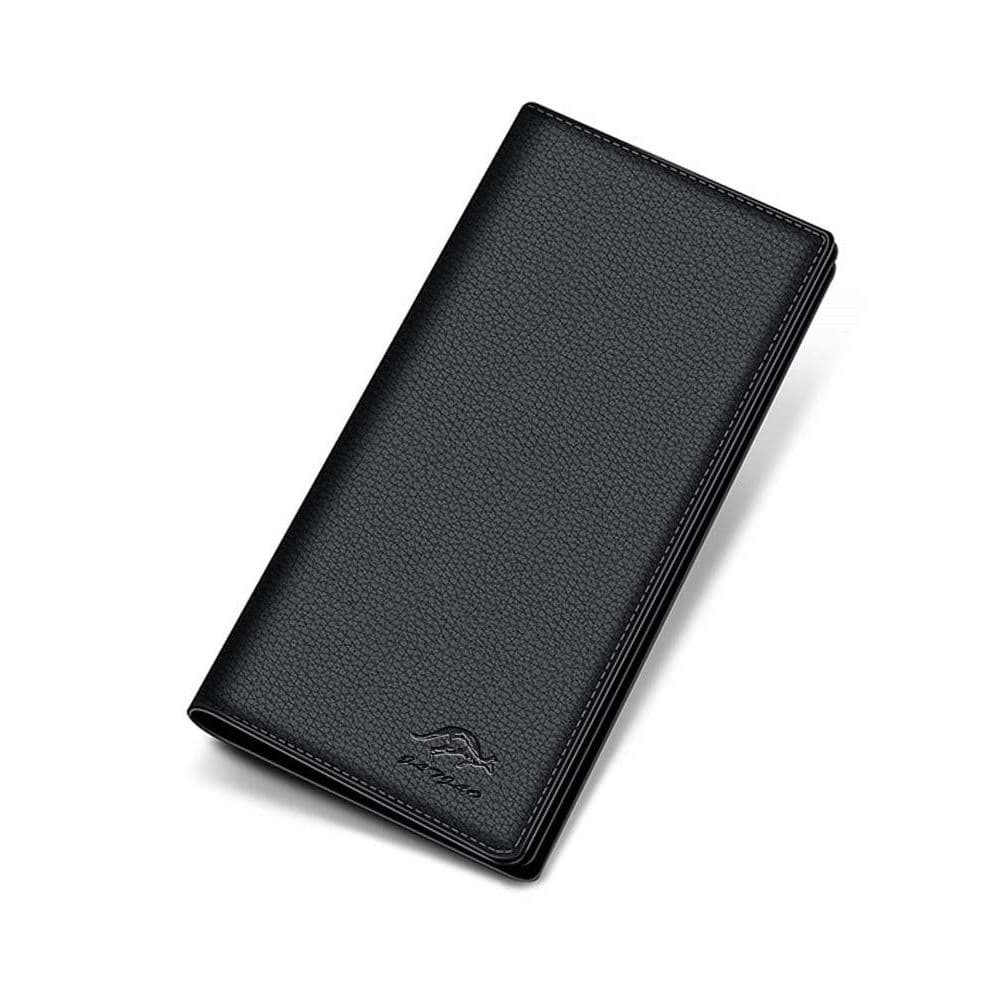 carteira masculina carteira masculina com ziper Carteira de parede masculina de couro longo grande capacidade novo estil