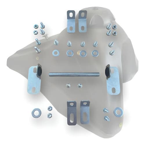 Kit Ferragens Para Transformação Adaptação Crf 230/tornado/bros/xr200 kit de adaptadores tanque e aletas em aço crf230