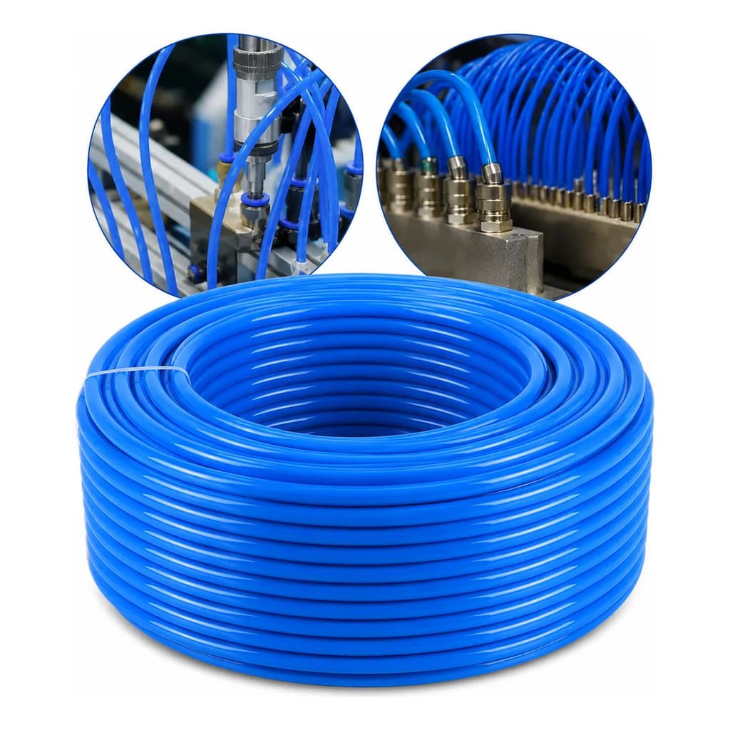 100 Metros Mangueira Pneumática Flexível 8mm Pu 150psi 10bar