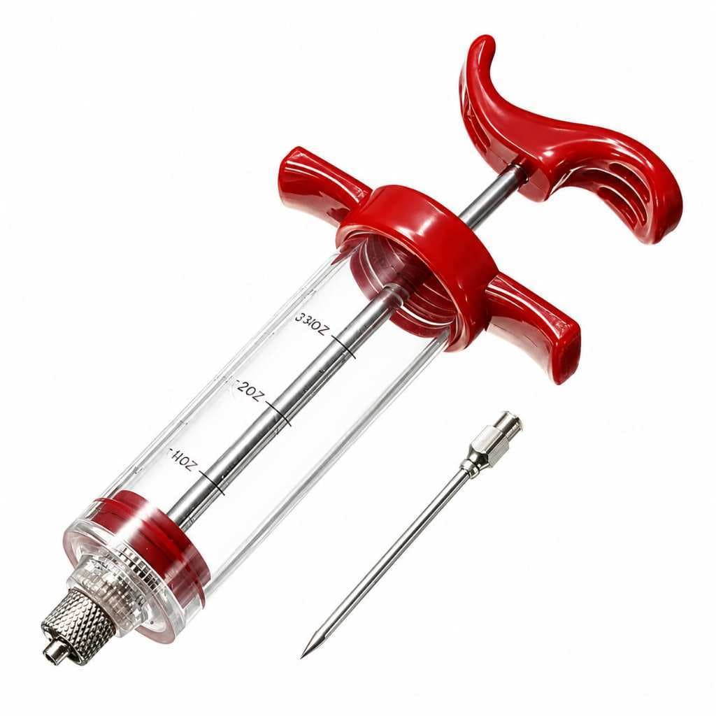Kit Seringa Culinária Injetora De Temperos 30ml Para Carnes Frango Churrasco