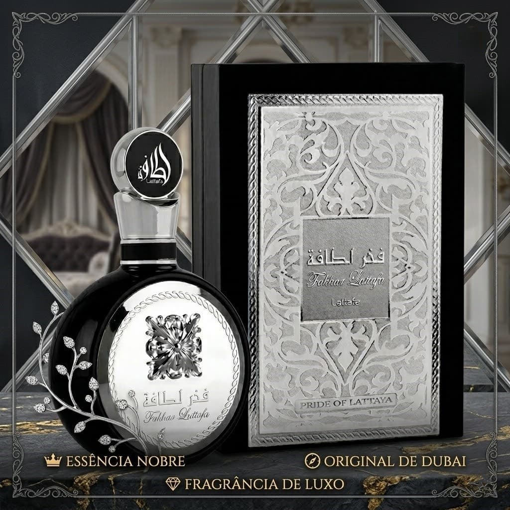Perfume Árabe Fakhar Black Lattafa EDP 100ml Masculino 100% Original Lacrado Pronta Entrega Luxo