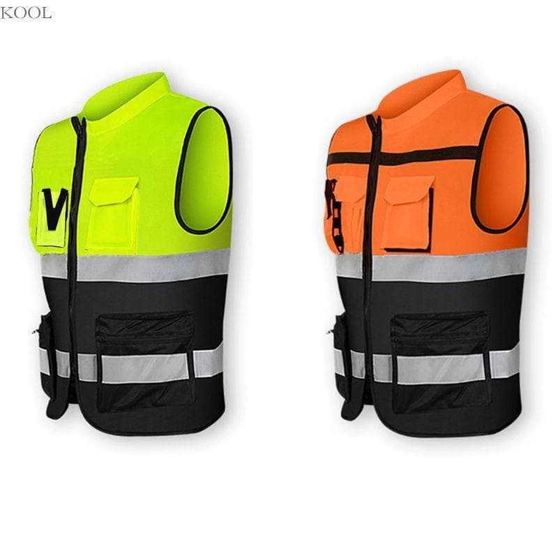 KOOL 360 ° Colete Segurança Visibilidade Acidente Roupas Trabalho