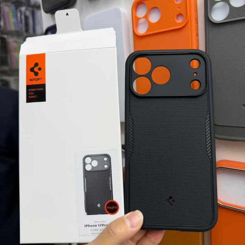 Spigen Armor (Mag Fit) Capa Magnética Para IPhone 17 Pro Max Air 17Pro Protetor À Prova De Choque