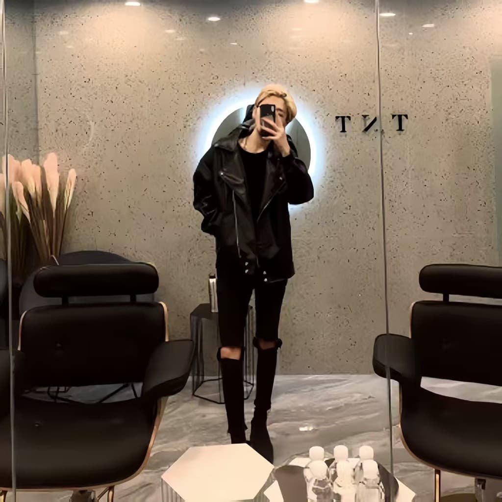 Fino estiramento preto joelho rasgado Jeans masculino fino ajuste magro bonito calças masculinas tornozelo comprimento c