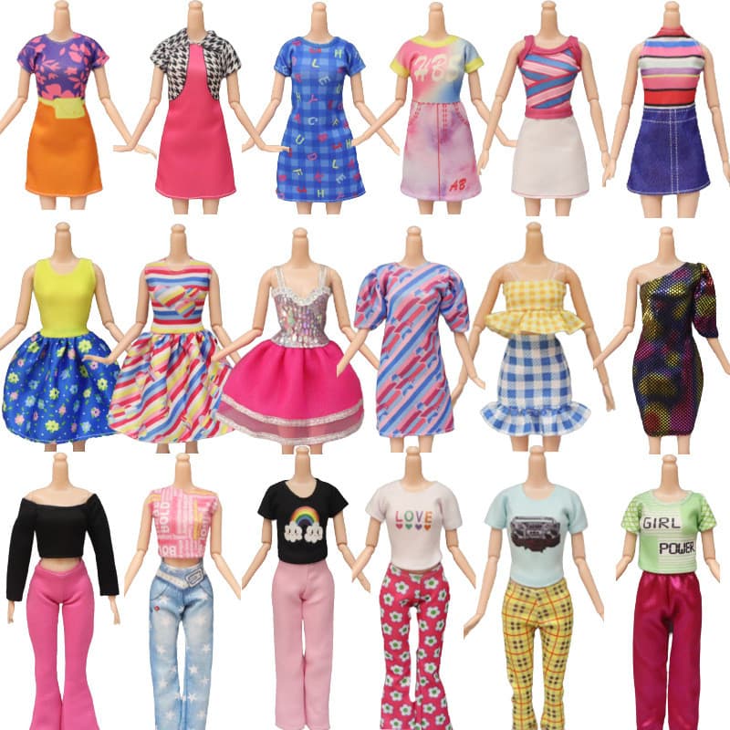 Doce Boneca Roupas Menina Brinquedo BJD 30cm Presente