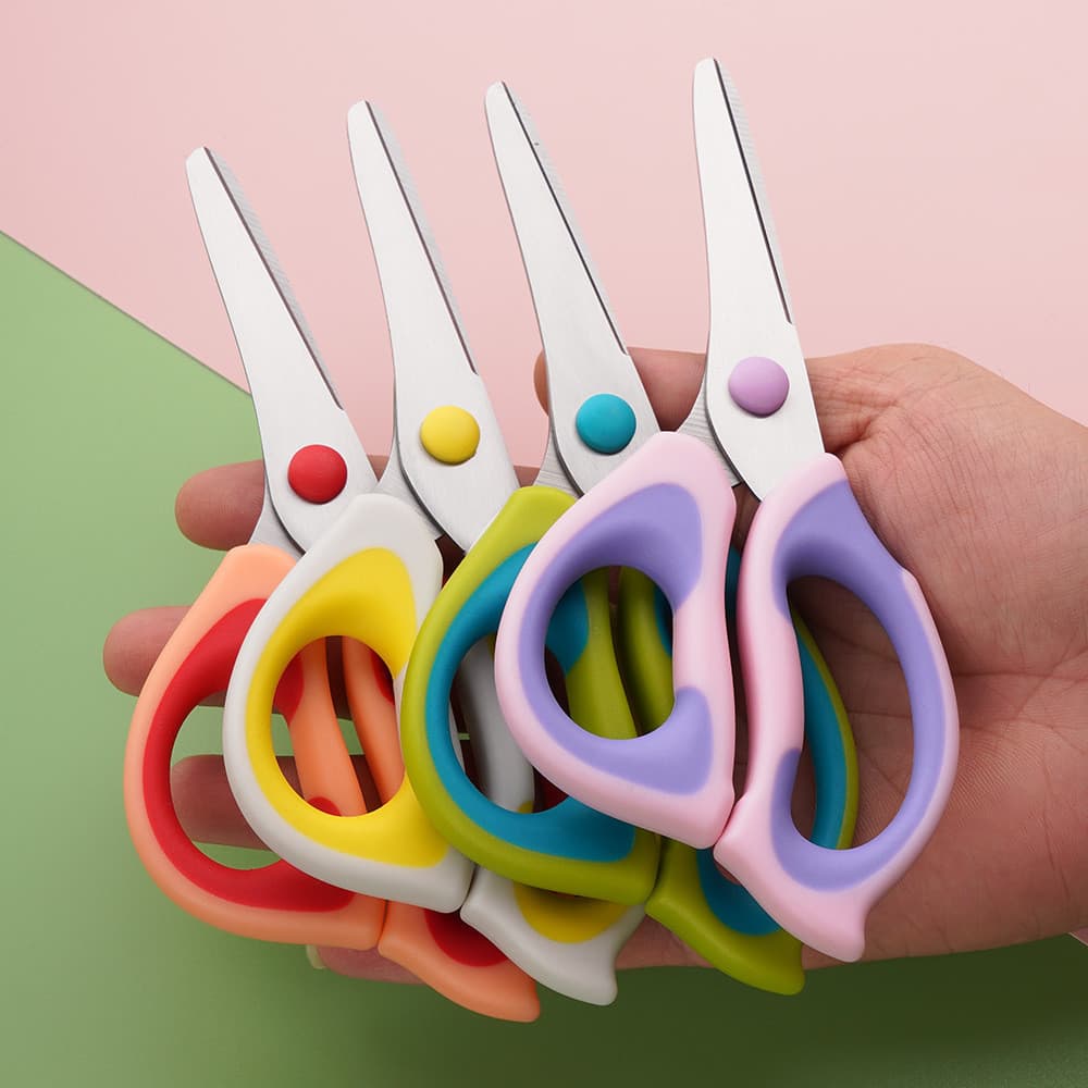 Novo estilo de aço inoxidável suplemento alimentar para bebê tesoura cozinha corte carne macarrão vegetal vegetal esmaga