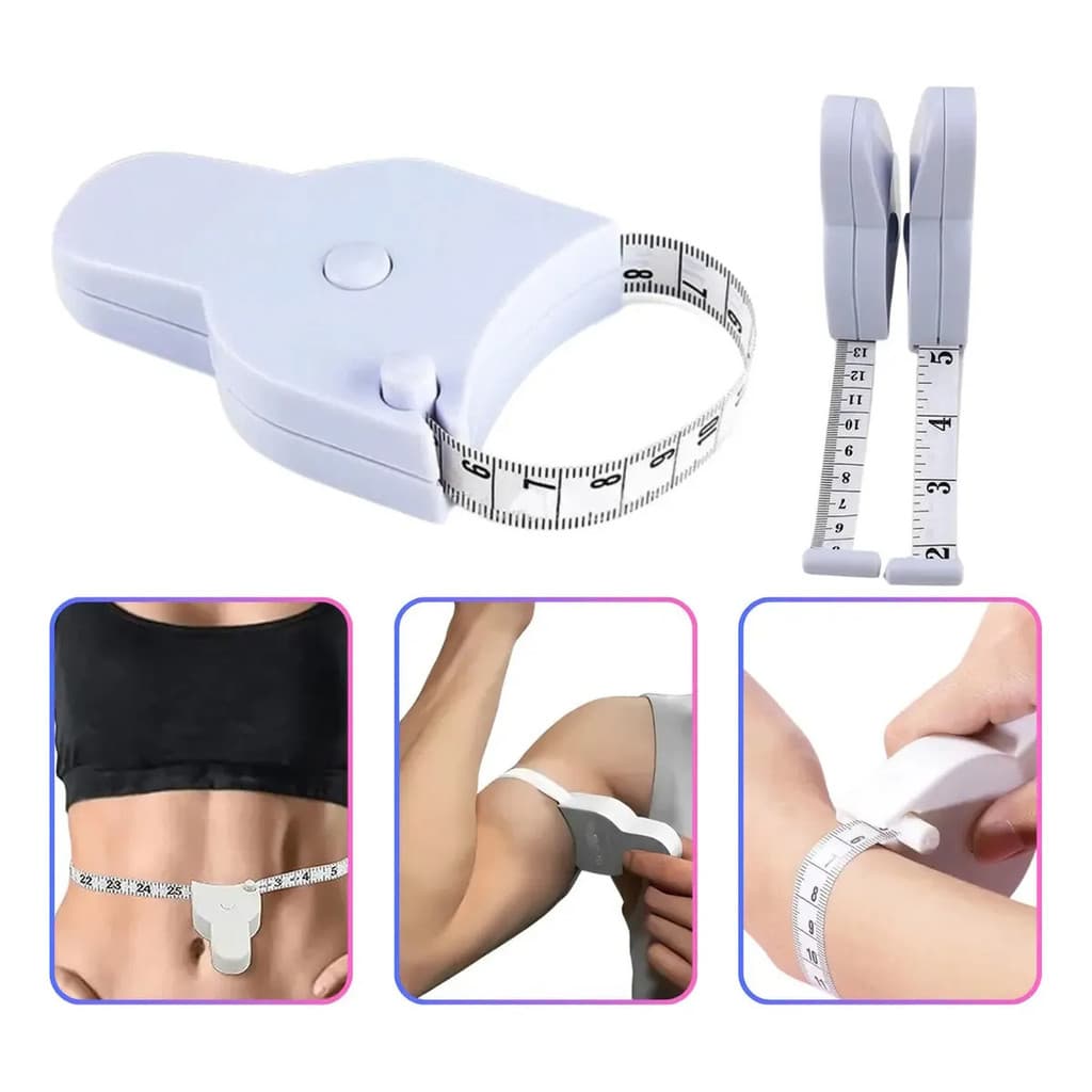 Fita Metrica Trena Corporal Circunferência Retrátil Fácil Fitness