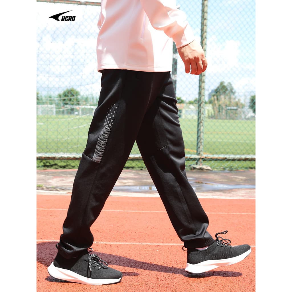 Ucan ucan novas calças esportivas casuais correndo calças de Fitness elástico respirável futebol roupas infantis calças