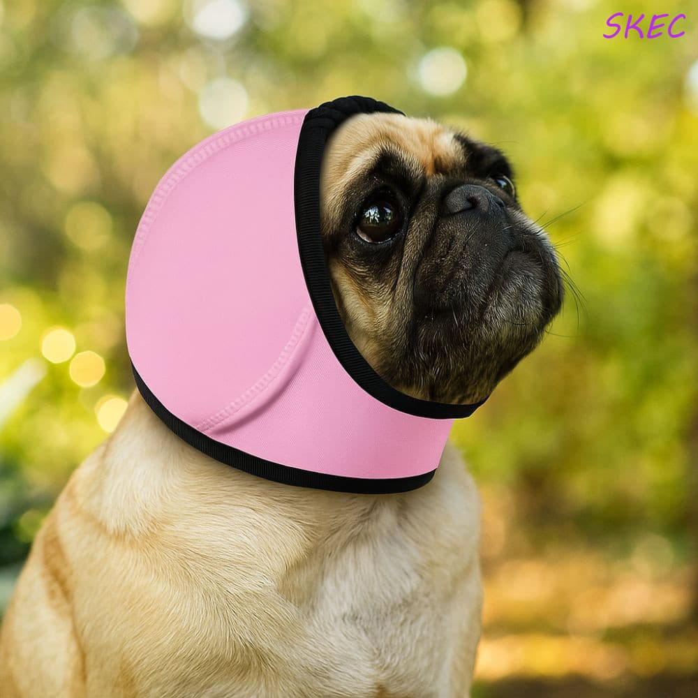 Capas Para Orelha De Cachorro SKEC , Protetor De Calmante Cães Antirruído À Prova D'água , Capa De Cabeça Ajustável Anim