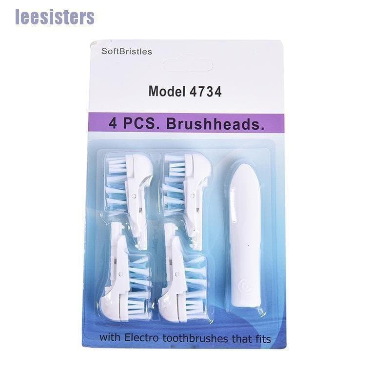 4 escovas de dentes de substituição / Oral-B Cross Action Power Dual Action Cleaning