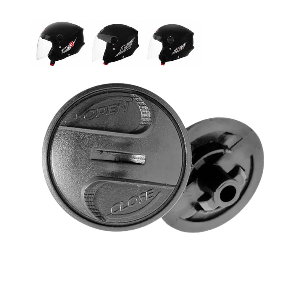 Kit Parafuso Botão Reparo Viseira Capacete New Liberty 3 Nfe